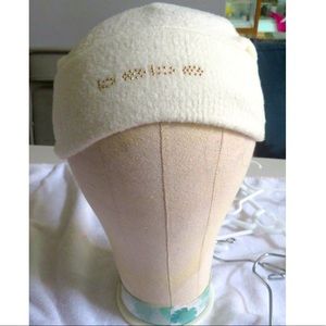 Bebe NWT White Beanie